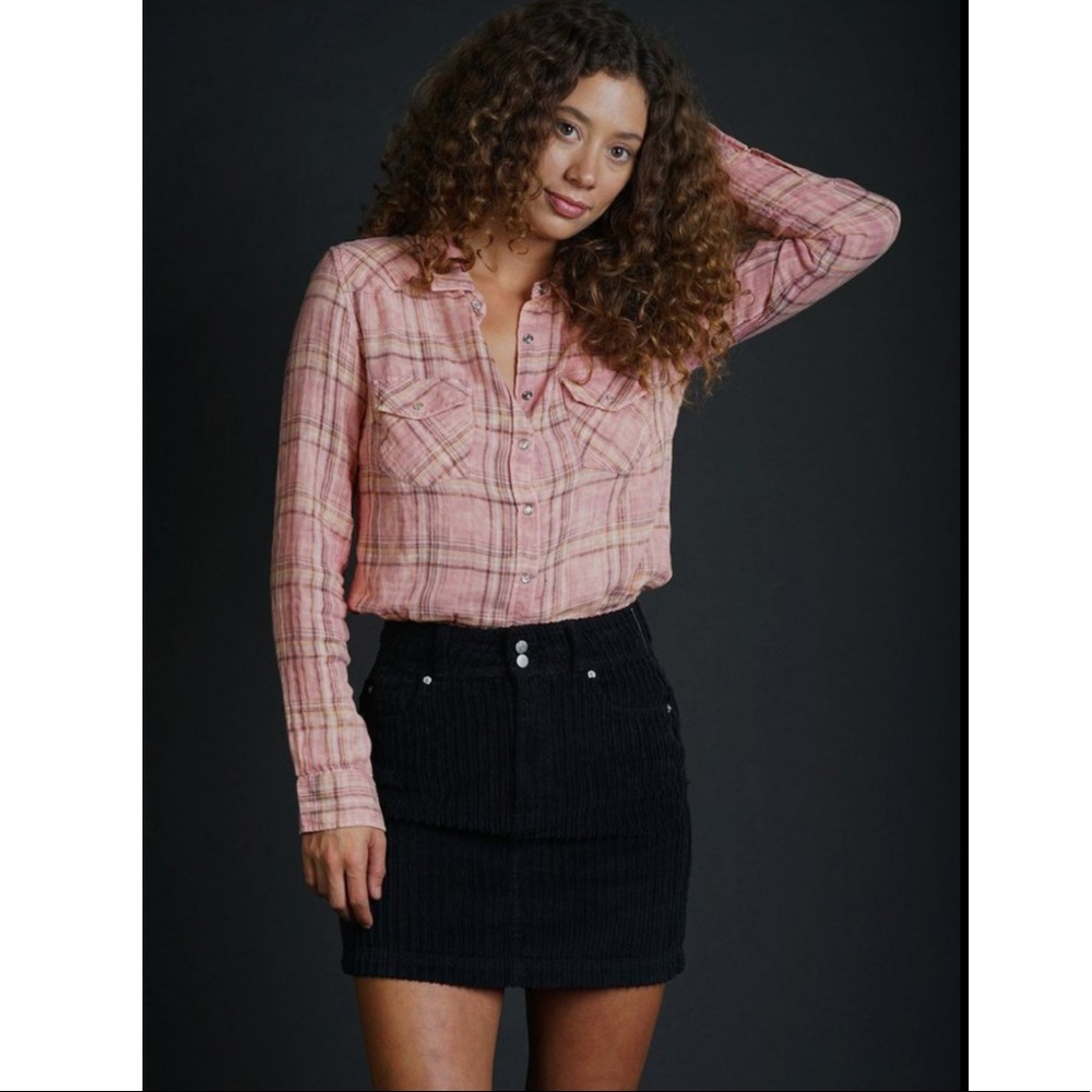 Love Stitch Colie Plaid Shirt
